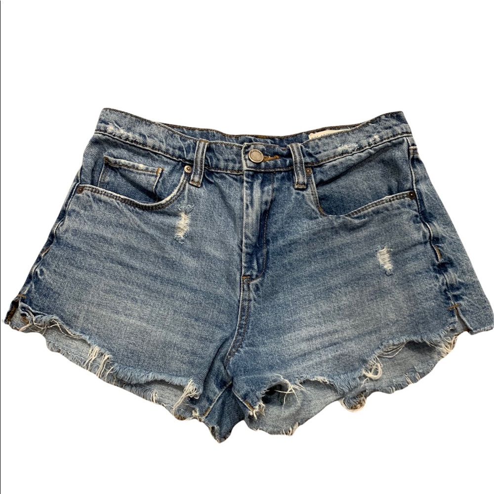 Blank NYC Pin Up High Rise Denim Shorts Size 27